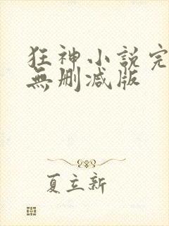狂神小说完整版无删减版封面