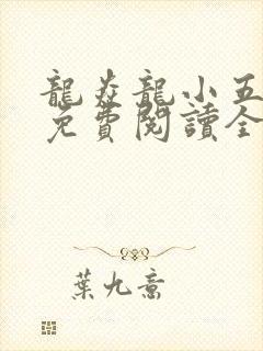 龙焱龙小五小说免费阅读全文