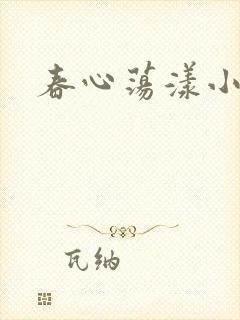 春心荡漾小说封面