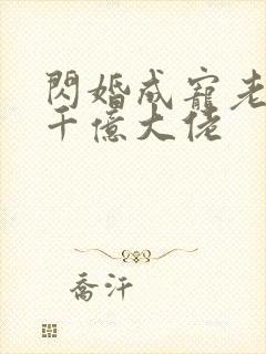 闪婚成宠老公是千亿大佬