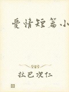 爱情短篇小说