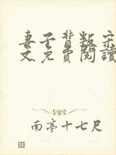 妻子背叛宋译全文免费阅读小说封面