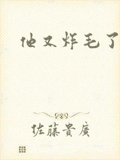 他又炸毛了