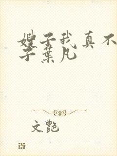 嫂子我真不是傻子叶凡封面