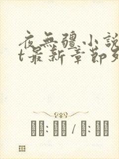 夜无疆小说txt最新章节列表封面