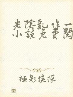 光阴乱作一团的小说免费阅读