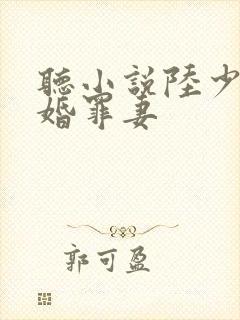 听小说陆少的隐婚罪妻