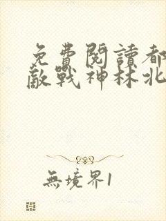 免费阅读都市无敌战神林北