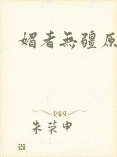 媚者无疆原著
