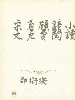 宋鸢顾辞小说全文免费阅读封面