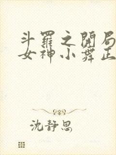斗罗之开局签到女神小舞正版全文下载封面