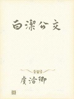 白洁公交封面
