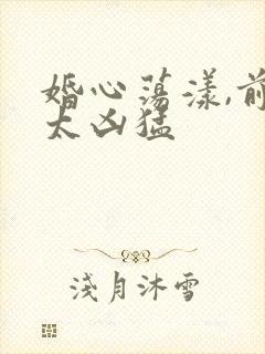 婚心荡漾,前夫太凶猛封面