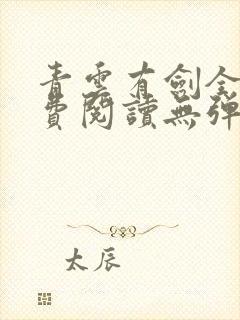 青云有剑全文免费阅读无弹窗