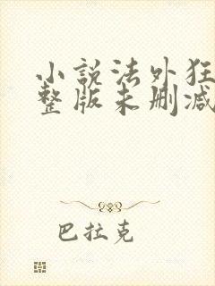 小说法外狂徒完整版未删减小说