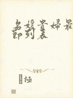 名媛贵妇最新章节列表