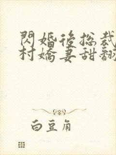 闪婚后总裁的农村娇妻甜翻了