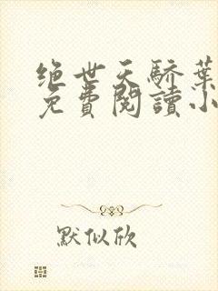 绝世天骄叶凌天免费阅读小说