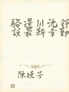 骆璟川沈舒云小说最新章节免费阅读封面