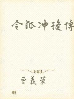 令狐冲后传封面