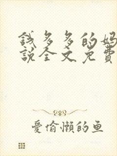 钱多多的妈妈小说全文免费阅读