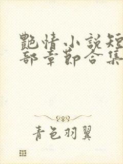艳情小说短篇全部章节合集免费阅读