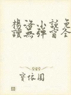 杨洛小说免费阅读无弹窗全文