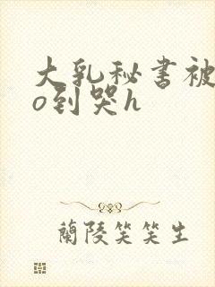 大乳秘书被cao到哭h
