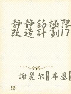 静静的极限自我改造计划17