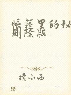 帐篷里的秘密无删除版封面