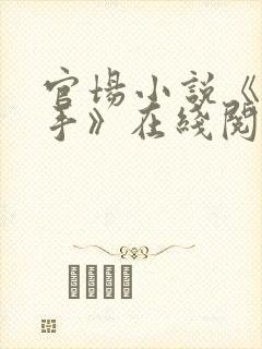官场小说《一把手》在线阅读封面