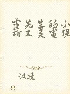 霍先生的小祖宗甜又美电视连续剧封面
