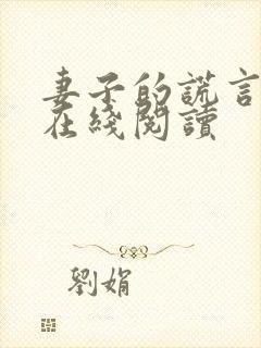 妻子的谎言小说在线阅读封面