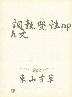 调教双性np高h文封面