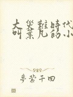 大灾难时代主角叫叶凡的小说