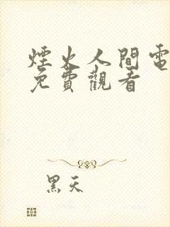 烟火人间电视剧免费观看封面