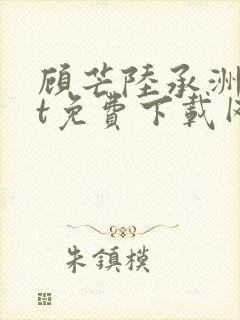 顾芒陆承洲txt免费下载网盘