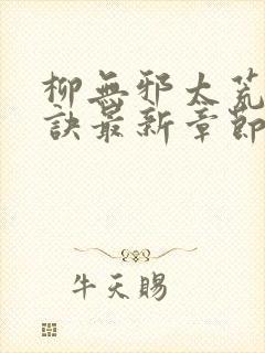 柳无邪太荒吞天诀最新章节封面