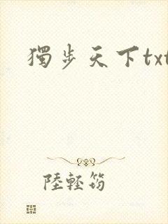 独步天下txt