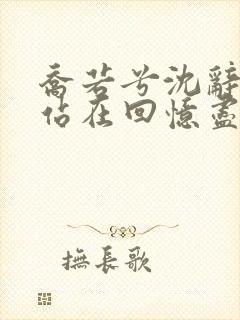 乔若兮沈辞安他站在回忆尽头免费阅读封面