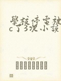 学校停电被同桌c了3次小说封面