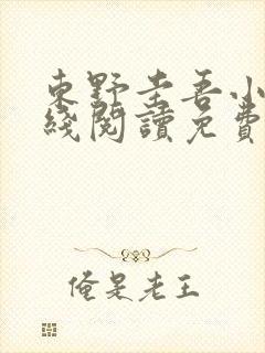 东野圭吾小说在线阅读免费