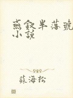 燕钗半落琥珀糖小说封面