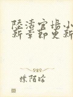 陆涛官场小说最新章节更新