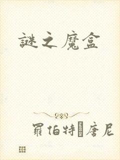 谜之魔盒封面