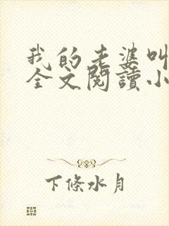 我的老婆叫武艳全文阅读小说封面