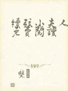 续弦小夫人全文免费阅读
