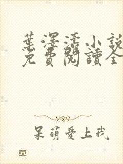 叶泽涛小说全文免费阅读全文