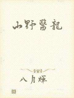 山野医龙封面