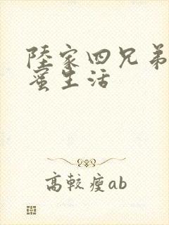陆家四兄弟的甜蜜生活封面